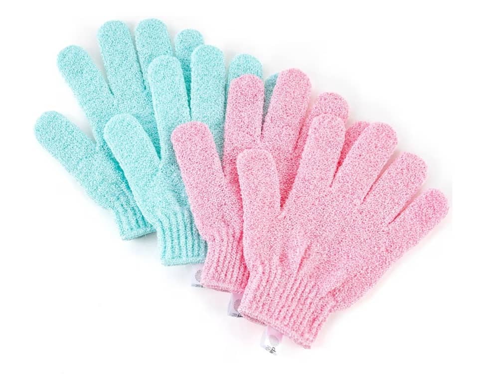Exfoliating Bath Gloves 2 Pairs